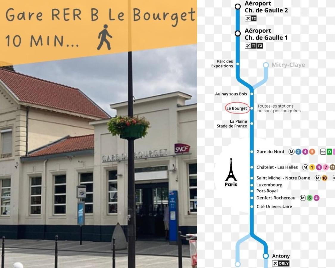 شقة L'Eiffel - Self Checking, 20Min From Paris دْراسي المظهر الخارجي الصورة